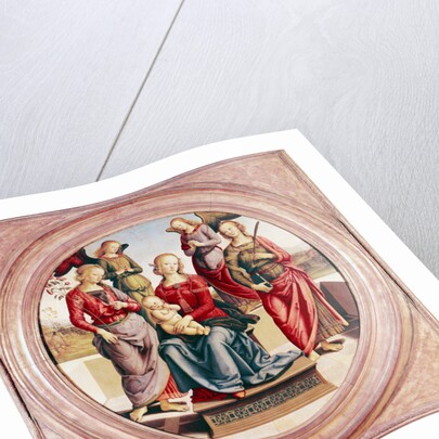 Madonna and Child with St. Rose and Catherine of Alexandra by Pietro Perugino