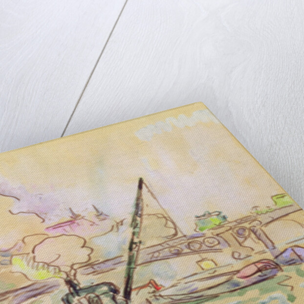 Pont du Louvre, 1928 by Paul Signac