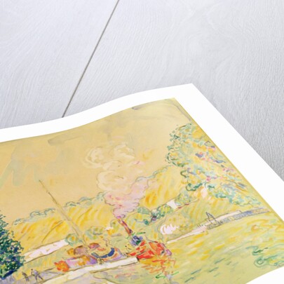 Lock at Sannois, 1900 by Paul Signac