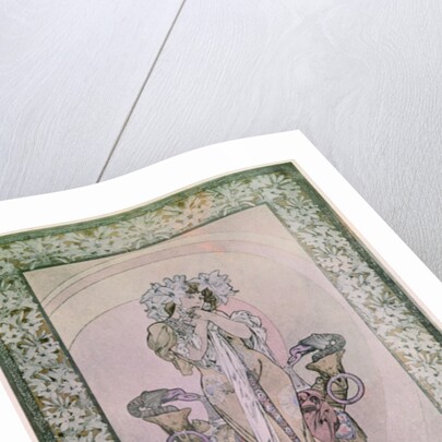 Decorative Panel for Edmond Rostand's 'La Princesse Lointaine' with Sarah Bernhardt, 1890-1910 by Alphonse Marie Mucha