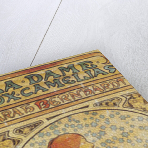 The Lady of the Camelias, with Sarah Bernhardt, 1890-1910 by Alphonse Marie Mucha