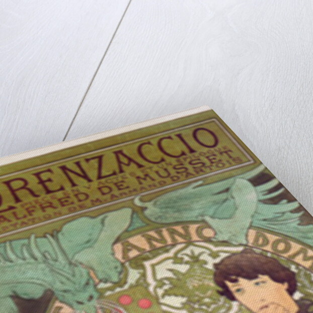 Poster for the Lorenzaccio play at the Théâtre de la Renaissance, 1896 by Alphonse Marie Mucha