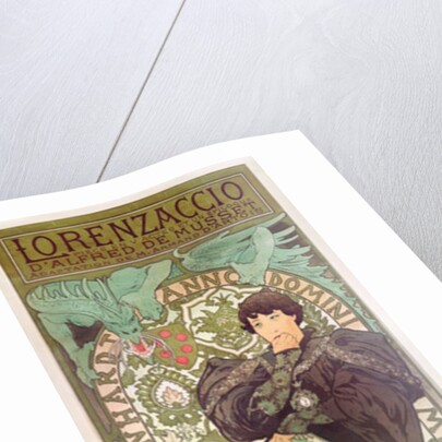 Poster for the Lorenzaccio play at the Théâtre de la Renaissance, 1896 by Alphonse Marie Mucha