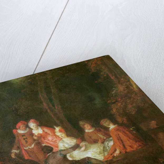 A Conversation in a Park by Jean Antoine Watteau