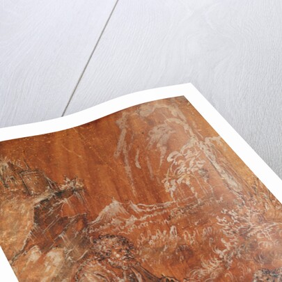 Saint John the Baptist seated in a Mountainous Landscape by Lucas the Elder Cranach