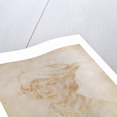 Portrait of Lucas van Leyden, Dutch painter and engraver, 1521 by Albrecht Dürer or Duerer