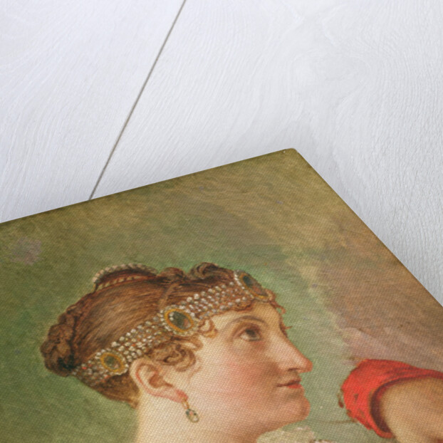 The Duchess of Rochefoucauld and the hand of Eugène de Beauharnais by Jacques Louis David