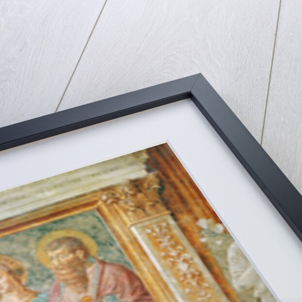 Virgin and Child surrounded by Saint Michael, Saint Catherine, Saint Marguerite and Saint Paul by Benozzo di Lese di Sandro Gozzoli