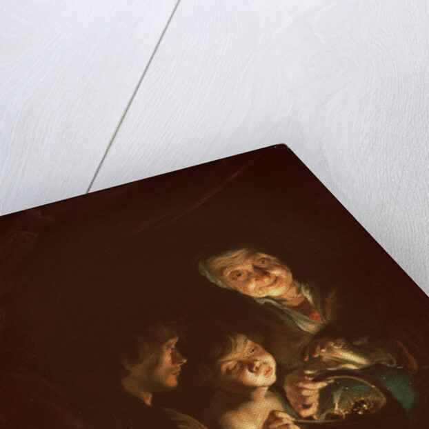 Old woman with a brazier, c.1616-20 by Peter Paul Rubens