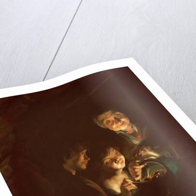 Old woman with a brazier, c.1616-20 by Peter Paul Rubens