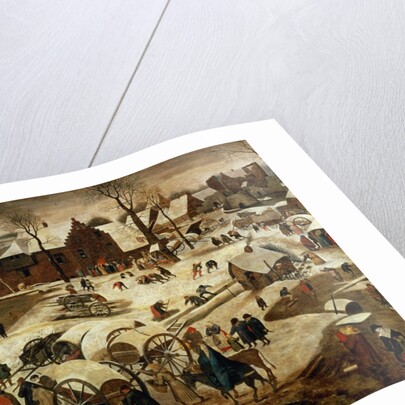 The Payment of the Tithe or The Census at Bethlehem by Pieter the Younger Brueghel