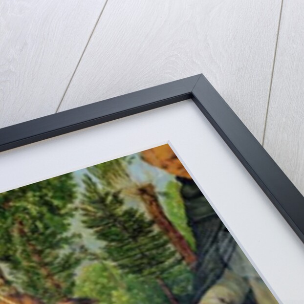 The Festival of the Rose Gardens, detail to the left: praying, 1506 by Albrecht Dürer or Duerer