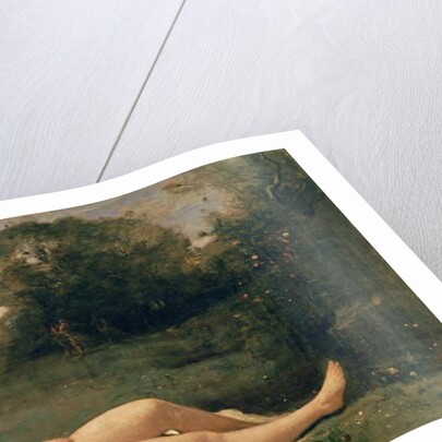 Nymph reclining, c.1857-58 by Jean Baptiste Camille Corot