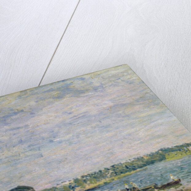 The landscape of Saint-Mammes, 1884 by Alfred Sisley