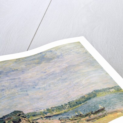 The landscape of Saint-Mammes, 1884 by Alfred Sisley