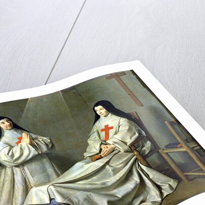 Portrait of Mother Catherine-Agnes Arnauld and Sister Catherine of St. Suzanne Champaigne the artist's daughter, 1662 by Philippe de Champaigne