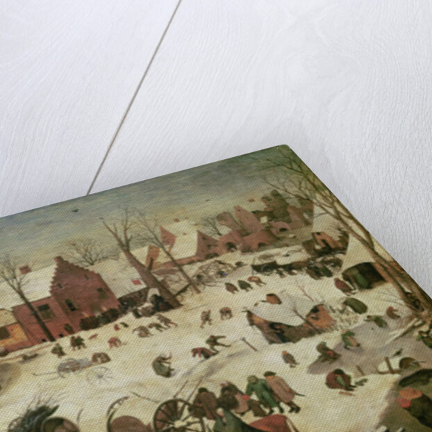 The Census at Bethlehem, 1566 by Pieter the Elder Bruegel