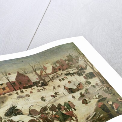 The Census at Bethlehem, 1566 by Pieter the Elder Bruegel