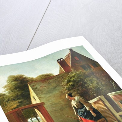 The Servant in the Courtyard, c.1660 by Pieter de Hooch