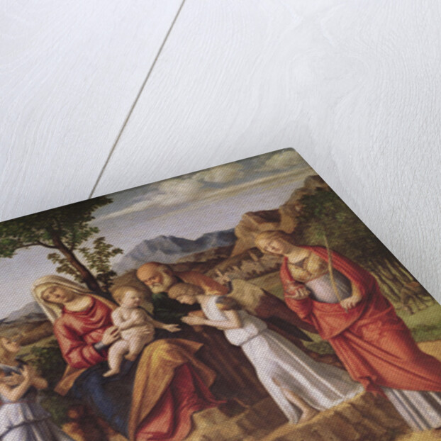 Holy Conversation, stopping before the flight to Egypt, c.1490 by Giovanni Battista Cima da Conegliano