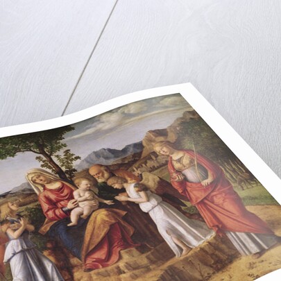 Holy Conversation, stopping before the flight to Egypt, c.1490 by Giovanni Battista Cima da Conegliano