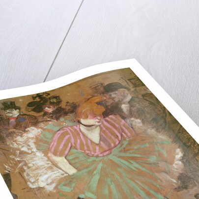 Panels for the Goulue house, at the Tréne fair in Paris. The Dance at the Moulin-Rouge: la Goulue, 1895 by Henri de Toulouse-Lautrec