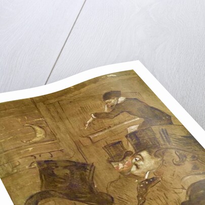 Signs for the Goulue house, at the Trone Fair in Paris. The Moorish Dance: La Gouloue at the Foire du Tréne, 1895 by Henri de Toulouse-Lautrec