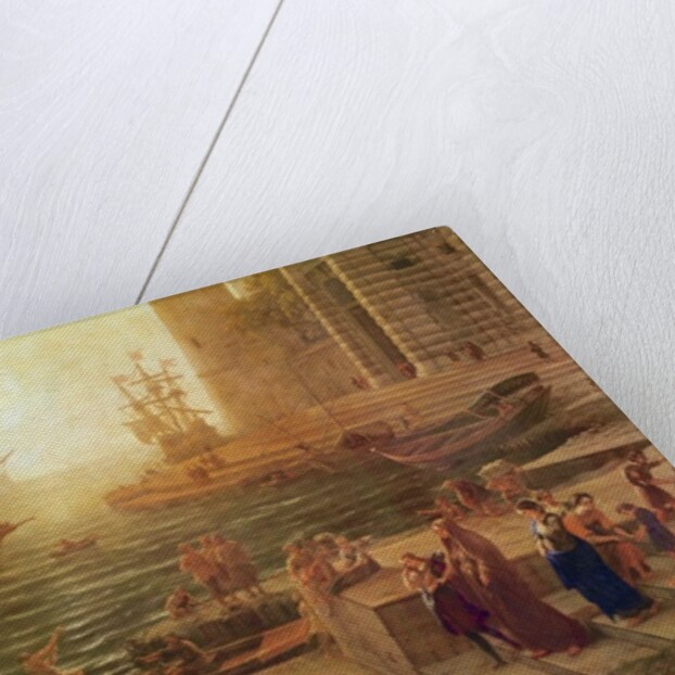 The boarding of the Holy Roman Saint Paul at Ostia, 1639-40 by Claude Lorrain