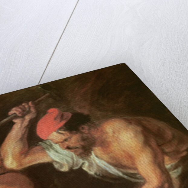 Vulcan forging Jupiter's Lightening Bolts, 1636-38 by Peter Paul Rubens