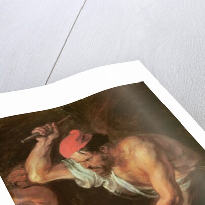 Vulcan forging Jupiter's Lightening Bolts, 1636-38 by Peter Paul Rubens