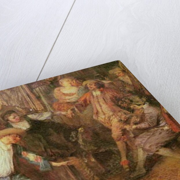 The Prenuptial Agreement and the Rustic Ball, c. 1712-13 by Jean Antoine Watteau