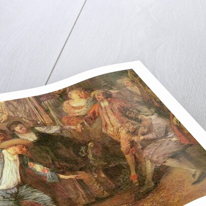 The Prenuptial Agreement and the Rustic Ball, c. 1712-13 by Jean Antoine Watteau