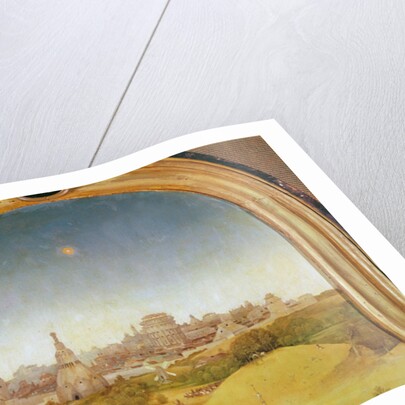 Detail of the central panel of the Adoration of the Magi, 1510 by Hieronymus Bosch