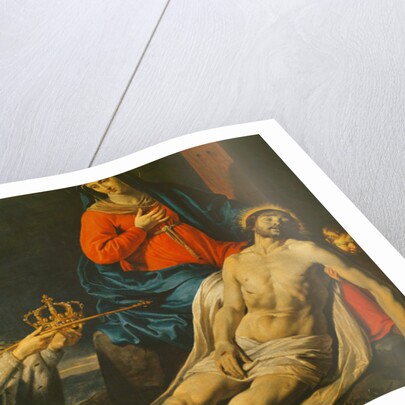 The Vow of Louis XIII King of France and Navarre, 1638, detail by Philippe de Champaigne