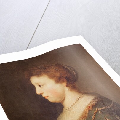 Portrait of a Woman by Rembrandt Harmensz. van Rijn