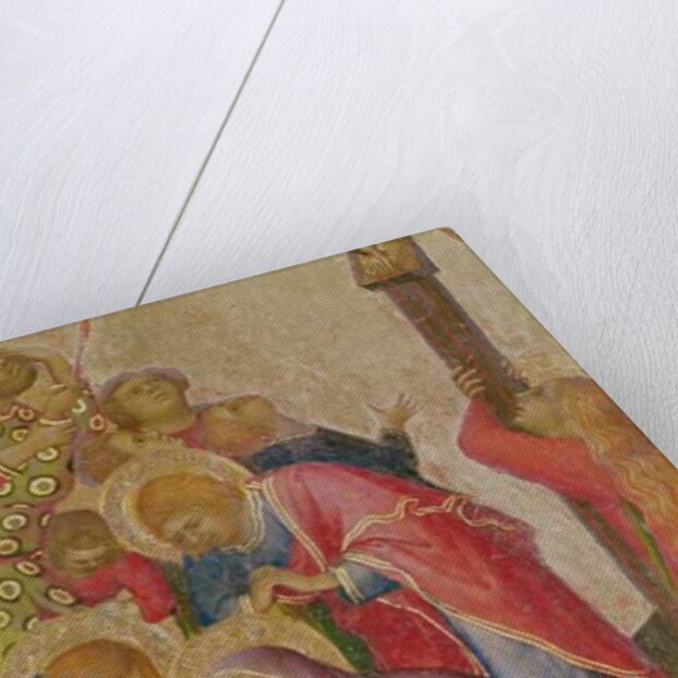 The Strike of the Lance by Simone Martini