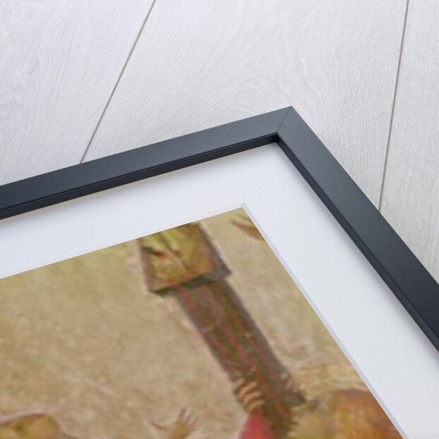 The Strike of the Lance by Simone Martini