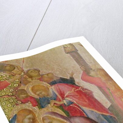 The Strike of the Lance by Simone Martini