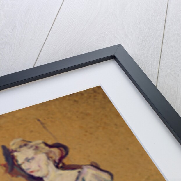 Woman holding her Dress or Woman in a Brothel, 1894 by Henri de Toulouse-Lautrec