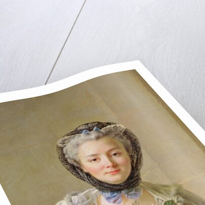 Portrait of Madame Drouais c.1758 by Francois-Hubert Drouais