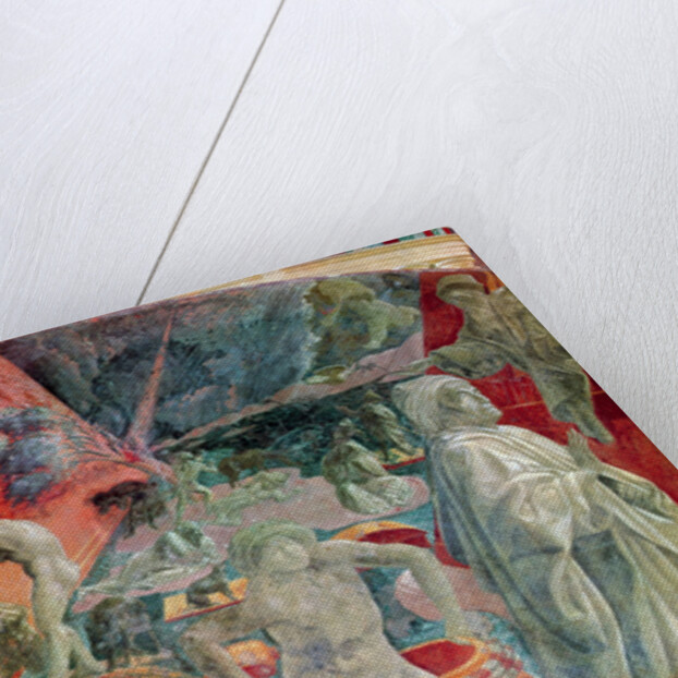 The Great Flood and the Retreat of the Water, 1446-8 by Paolo Uccello