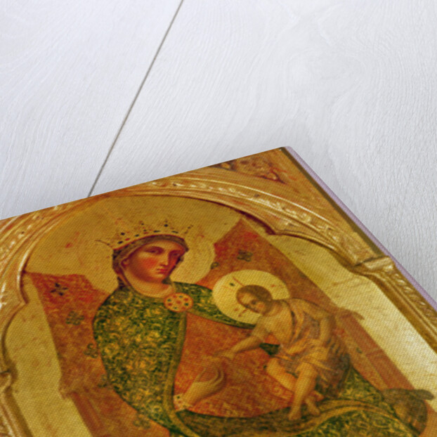 Virgin and Child in the central panel of a Polyptych, 1354 by Paolo Veneziano