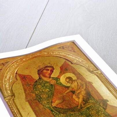 Virgin and Child in the central panel of a Polyptych, 1354 by Paolo Veneziano