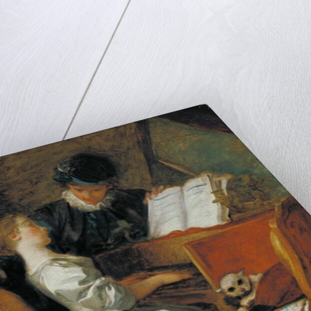 The Music Lesson by Jean-Honore Fragonard