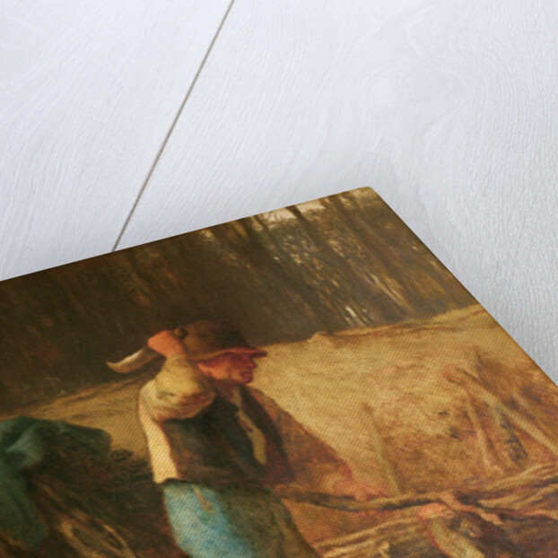 The Wood Splitter by Jean-Francois Millet