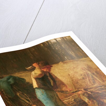 The Wood Splitter by Jean-Francois Millet