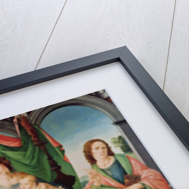 The Virgin and Child between Saint John and Saint Sebastian by Lorenzo di Credi
