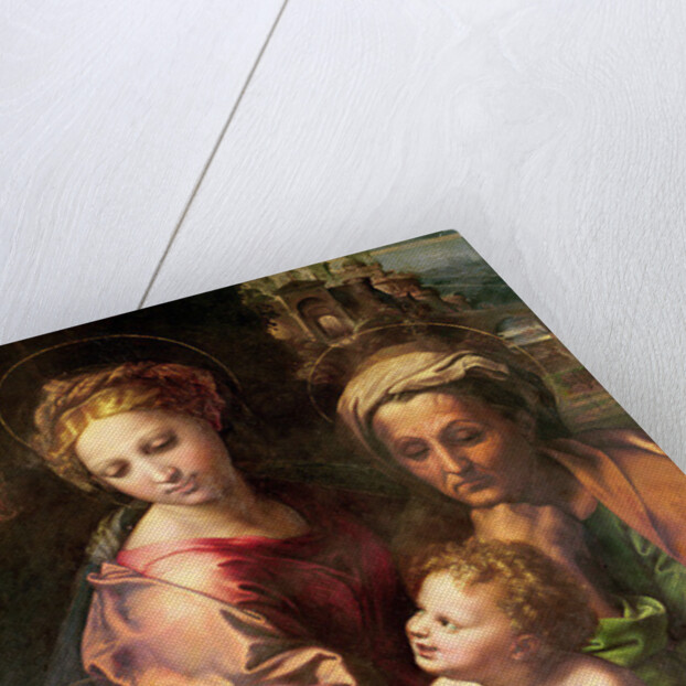 The Holy Family, detail: the Virgin, Saint Elizabeth and Child, c.1518 by Raphael