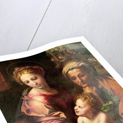 The Holy Family, detail: the Virgin, Saint Elizabeth and Child, c.1518 by Raphael