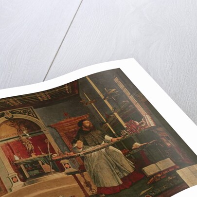 Vision of St Augustine by Vittore Carpaccio